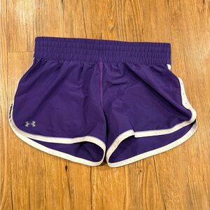 Under Armour Women's Deep Purple Athletic Shorts
